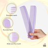 Styling Gear #303 Wide Tooth Comb Hair Detangling Comb Styling For Women, Men, Hair Stylists, Hair Comb, Wide Teeth Combs Fine Tooth Clipper Combs. 1 Piece (Lavender)