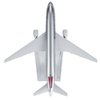 ZEZEFUFU Simulation 1/400 Scale American B777 Airplane Model Alloy Plane Model with Display Stand Aviation Science Exhibition Model