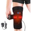 2-in-1 Arthritis Pain Relief Knee Brace, Heated Knee Support for Arthritis, Knee Heating Pad for Hot or Cold Therapy Keep Warm, Electric Wrap for Pain Relief and Massage