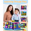 Exorany Busy Board Montessori Toys for 1 2 3 4 Year Old Boy Birthday Gifts, Toddler Boy Toys Age 1-2, 2-4, Busy Book Sensory Toys for Toddlers 1-3, Learning Educational Activities Travel Toy
