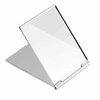 G2PLUS Portable Folding Vanity Mirror, Single Side Travel Shower Shaving Mirror, 4.5'' x 3.15'' x 0.1'' Small Folding Mirror for Travel, Bathroom, Makeup, Beauty, Grooming