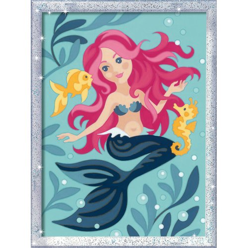 Ravensburger Enchanting Mermaid Paint by Numbers Kit for Kids - 23568 - Painting Arts and Crafts for Ages 9 and Up