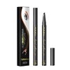 Eyebrow Pencil Eyebrow Microblading Pen - Eyebrow Pen Micro 4 Point Brow Pen Lift & Snatch Eyebrow Eye Makeup Long-Lasting Waterproof & Smudge-proof Natural Eyebrow Hair (Black)