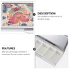 EXCEART 2pcs Metal Pill Box Weekly 7 Days Am Pm Pill Case Daily Pill Cases Travel Medicine Pill 3 and 6 Compartments Storage Holder for Pills Vitamin Fish Oil Supplements Random Pattern