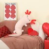 MaoGoLan Giant Axolotl Plush Stuffed Animal,Big Axolotl Plush Pillow Toy,Huge Stuffed Axolotl Body Pillow for Kids Adults,Christmas Birthday Valentine's Day Present Pink