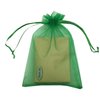 SUNGULF 50pcs Organza Pouch Bag Drawstring 5"x7" 13x18cm Strong Gift Candy B6ag Jewelry Party Wedding Favor (Dark Green)