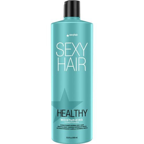SexyHair Healthy Moisturizing Conditioner, 33.8 Oz | Moisture, Slip, Detangling, and Shine | SLS and SLES Sulfate Free | All Hair Types GREEN