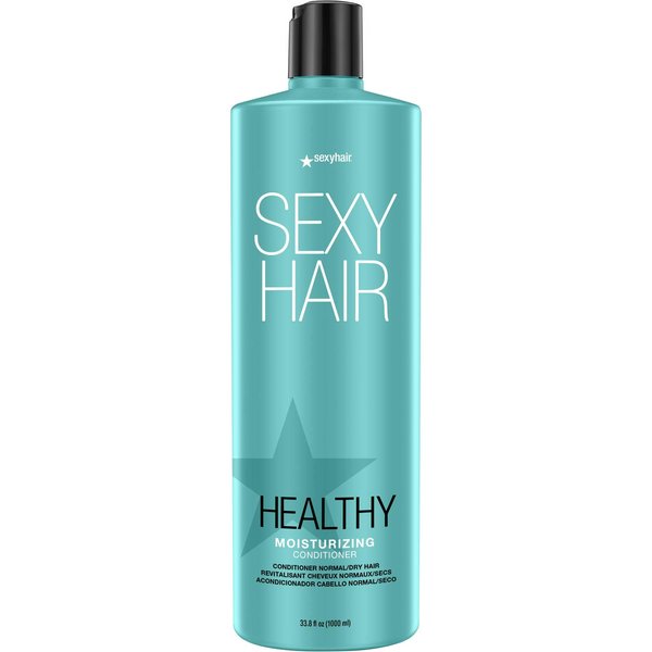 SexyHair Healthy Moisturizing Conditioner, 33.8 Oz | Moisture, Slip, Detangling, and Shine | SLS and SLES Sulfate Free | All Hair Types GREEN