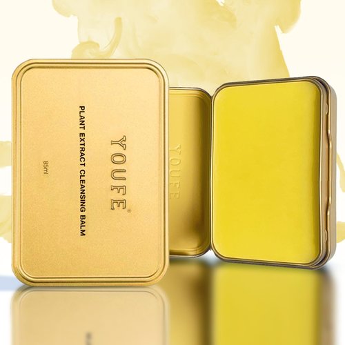 YOUFE Vitamin E Cleansing Balm, EraseFX Makeup Remover Balm, Clean Beauty, Hydrating, Slim Metal Tin with Magnetic Spatula, Suitable for All Skin Types, 3oz (85g)