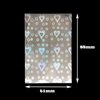 AEGIS 100pcs Photocard Sleeves Love Heart, Card Sleeves for MTG Transparent Waterproof and Dustproof, Trading Cards Sleeves Kpop Photocard Sleeves, Holographic Foil Cover, 61x88mm