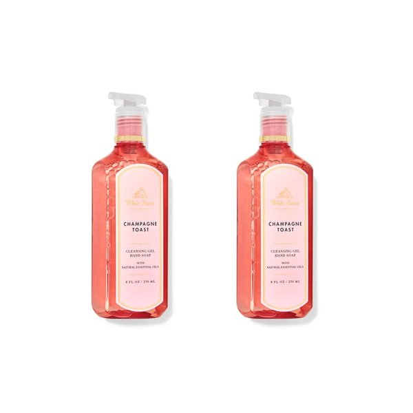 Bath & Body Works Champange Toast Deep Cleansing Hand Soap 2 Pack 8 oz. (Champange Toast)