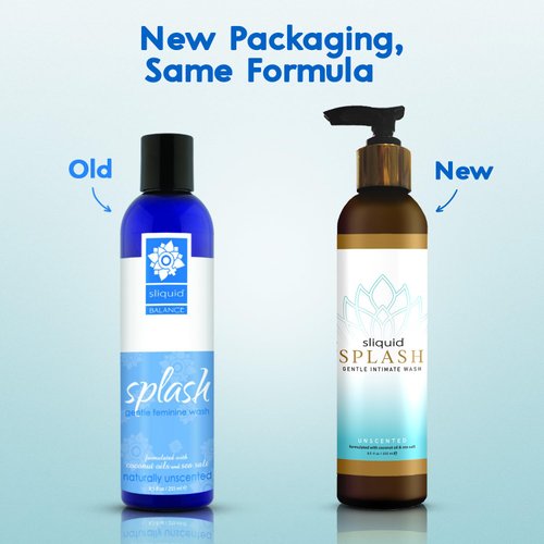 Sliquid Splash Gentle Feminine Wash - Unscented 8.5 fl oz