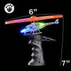 Kicko Flying Light-Up Toy - 2 Pack Ripcord Helicopter for Night Glow, Outdoor Playtime, Novelty, Rocket Flyer, Party Favor and Supply