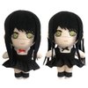 JCvCX Black Hair Girl with Bow tie Plush Toy Anime Plush Figure Stuffed Plushies Plush Doll Soft Plush Pillow