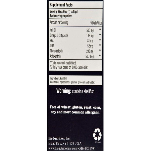 Bio Nutrition Krill Soft Gels, 45 Count