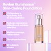 Revlon Illuminance Skin-Caring Liquid Foundation, Hyaluronic Acid, Hydrating and Nourishing Formula with Medium Coverage, 217 Beige (Pack of 1)