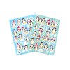 TINYMILLS Penguins Birthday Party Favor Set (12 multi-point pencils, 12 stampers, 12 sticker sheets, 12 small spiral notepads) Winter Party Favors for Classrooms