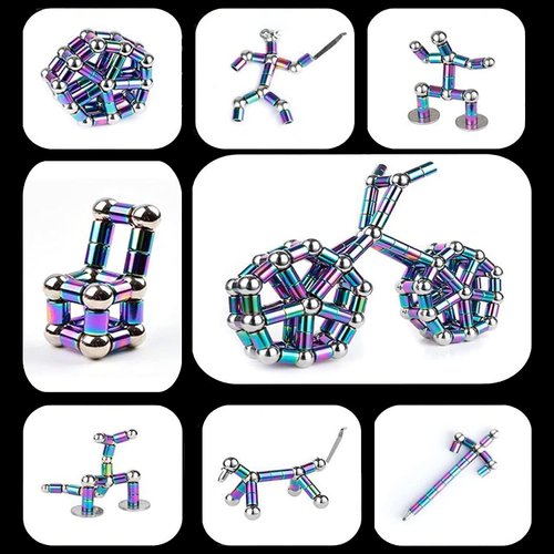 Wercow Fidget Pen, Decompression Magnetic Fidget Toy Pen, Magnet Pen Fidget Toy Relieve Pressure Toy Christmas Valentine's Day Birthday Gifts for Kids! (Black)