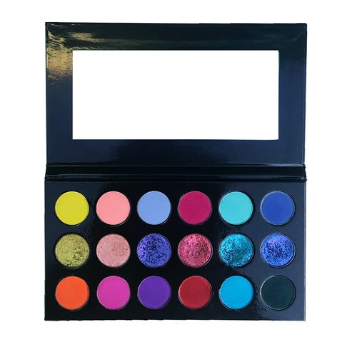 SZDYM 18 color eyeshadow palette,vegan eye shadow with special colors eyeshadow cosmetic Matte duochrome eyeshadow (make up-1)