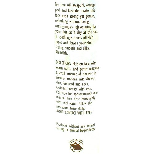 Trader Joe's Spa Face Wash with Tea Tree Oil (2 Packs)