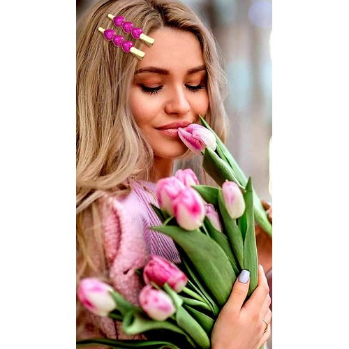 CEALXHENY Heart Hair Clips for Women Valentine's Day Alligator Hair Clips Holiday Gifts (Style A - Glitter)