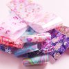 Holographic Nail Foil Transfer Stickers Decals, Pink Floral Nail Polish Sheets Sky Starry Paper Transfer Foils Flower Nails Supplies for Nail Transfer Glue Polish, Women Manicure Nail Film Decorations