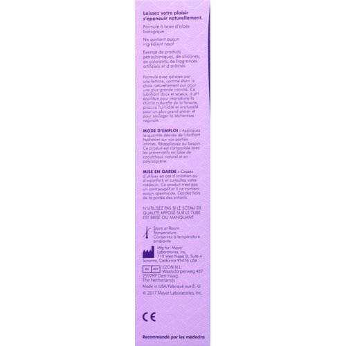 Blossom Organics | All-Natural Moisturizing Personal Lubricant | Non-Irritating Water-Based Formula | 100% Free of Harsh Ingredients | Made by a Woman, for Women | 4 Fl Oz