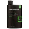 Every Man Jack 2 in 1 Thickening Shampoo and Conditioner, 13.5 oz, Vegan, Tea Tree, Shea Butter for Thick Hair, Liquid