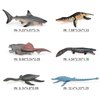 Fantarea Prehistoric Ancient Ocean Animal Model Figures Playsets 7 PCS Dunkleosteus Plesiosaur Tylosaurus Shark Figurines Party Favors Decoration Collection Toys for Boys Girls Kid