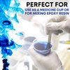 [100 Pack - 1oz] Epoxy Resin Mixing/Medicine Cups with 50 Bonus Mixing Sticks - 1 Ounce Graduated Plastic Cups (1 Sleeve) - EpoxyStix
