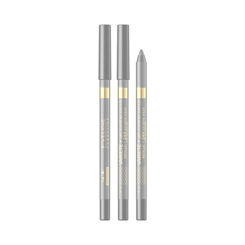 Eveline Cosmetics VARIETE GEL EYELINER PENCIL 12 SILVER, white