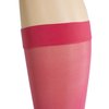 Truform Sheer Compression Stockings, 15-20 mmHg, Women's Knee High Length, Open Toe, 20 Denier, Pink, Small