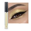 ONarisae Liquid Glitter Eyeshadow Shining Eye Shadow Makeup Shimmer Long Lasting Quick-Drying (Gold)