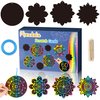 BeYumi 60Pcs Mandala Scratch Cards Gift Set for Kids DIY Magic Scratch Off Paper Art Hanging Ornaments Craft Kit School Classroom Activity Art Project Supplies Birthday Party Favors Home Decor