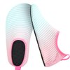JOINFREE Kids Beach Water Shoes Slip on Swim Skin Aqua Socks Shoes Mint Pink 1-2 Little Kid