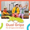 Plackers Kids Dual Gripz Floss Picks with Double Grip handle, Wild Berry Flavor, Colorful Floss Picks for Kids of All Ages, 75 Count (Pack of 4)