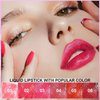 6 Colors Watermelon Lip Tint Stain Set, Korean Velvet Watery Lip Tint Moisturizing Mini Liquid Lip Gloss Lipstick, Multi-Use Lip and Cheek Tint, Long-Lasting, Vivid Color, Lightweight, High Pigment