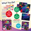 Drama Planet Dot Sticker Art Kit for Kids, Create Stunning Galaxy Patterns with Dot Stickers, Includes Inspiration Guide, Craft Kits, Art Activities for Kids, Gifts for Boys and Girls
