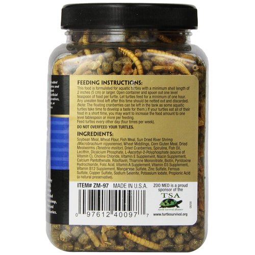 Zoo Med Gourmet Aquatic Turtle Food, 6 oz.
