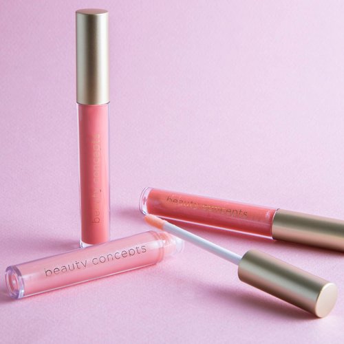 Beauty Concepts Lip Gloss Collection – Shimmering, Glossy Lip Makeup Set for a Radiant Finish, Pink Colors Collection