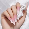 TOMICCA Pink Gel Nail Polish, Clear Pink Gel Polish, Pink Nude Gel Polish, Soak Off UV Jelly Gel Nail Polish, Sheer Translucent Colors Nail Art French Manicure DIY