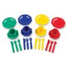 Learning Resources Play Dishes, Colorful Kitchen Toy Plate Set, 24 Piece Set, Ages 3+