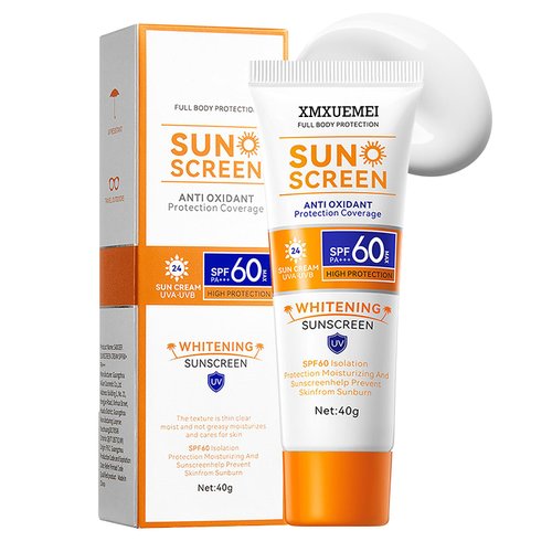 Face Sunscreen Cream SPF60+ PA+++,Travel Size Sunscreen for Face,Lightweight Sun Cream for All Skin Types,Moisturizing Sunblock Long Lasting Non-greasy Face Moisturizer