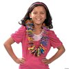 Fun Express Lei Making Craft Kit, Makes 12 Foam Flower Neclaces - - VBS Vacation Bible School Supplies/Decor - Luau Crafts for Kids and Hawaiian Party Favors