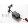 KHUI-UAH 12V 1000mA Automatic Battery Charger, Maintainer, Trickle and Desulfatorr with Short Circuit Protection