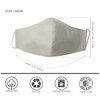 2 PCS USA Cloth Face Mask, 100% Cotton Adult Face Mask, Double Layers Filter Pocket and Nose Strip for a higher level of protection, Reusable & Machine Washable - Made in USA