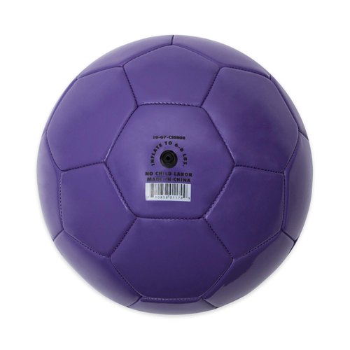 Champion Sports Extreme Series Soccer Ball Regulation Size 5 - Collegiate, Professional, and League Standard Kick Balls - All Weather, Soft Touch, Maximum Air Retention - For Adults, Teenagers, Purple