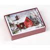 As Winter Calls Boxed Christmas Cards - 15 Cards & 16 Foil Lined Envelopes
