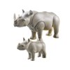 Playmobil Rhino with Baby Building Kit
