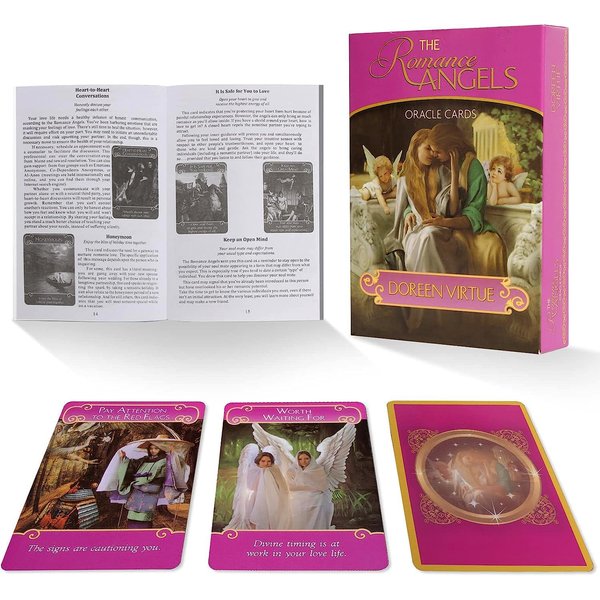 Gayrrnel Tarot Cards for Beginners, 44 Romance Angel Oracle, Handmade, Ideal for Learning, Doreen Virtue's Rare Out of Print Set